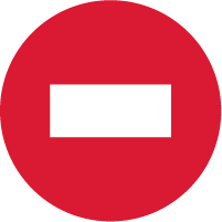 road closure icon